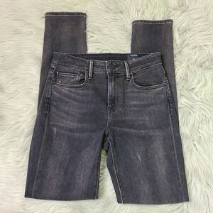VINCE Size 25 Vintage Black Skinny High Rise Jeans